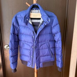 Burberry Brit Men's Royal Blue Puffer Jacket